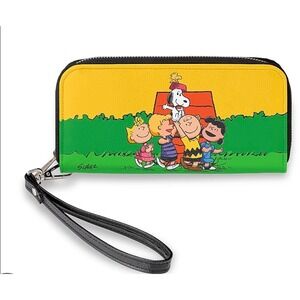 The PEANUTS Gang" Women's Faux Leather Clutch Wallet